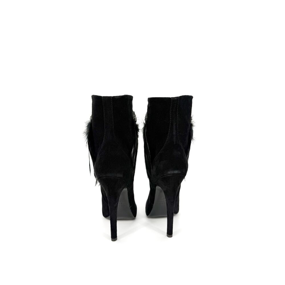 NIB Balmain x Giuseppe Zanotti Rihanna Bootie 39 US 9 Jewel Feathers Ankle Boots - Picture 8 of 13